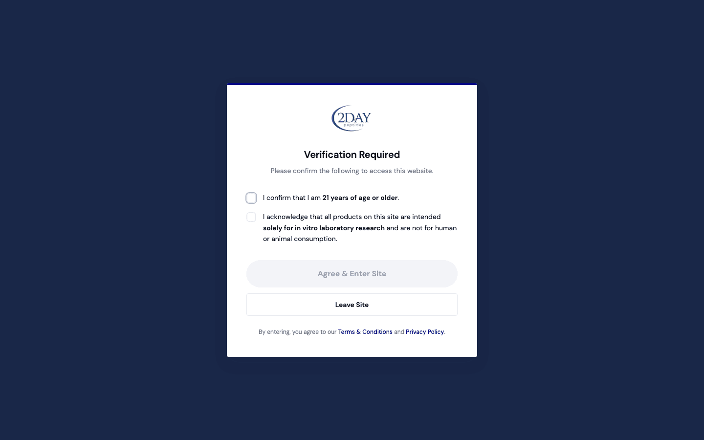 Real partner admin — catalog and COA management dashboard showing live product data